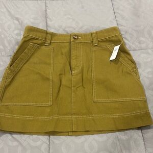 Old Navy Olive Mini Skirt